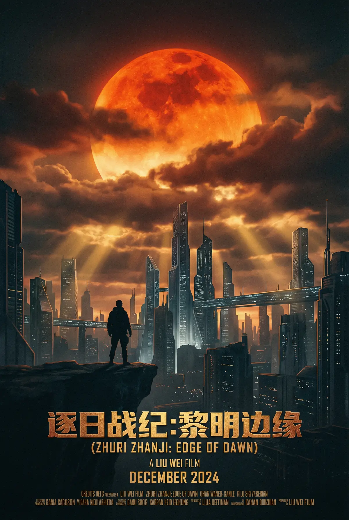 韩国伦理 出品科幻巨制《逐日战纪》电影海报